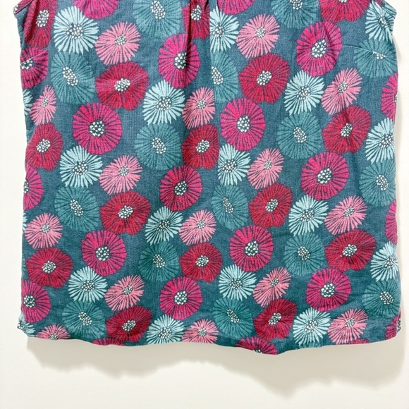 Seasalt Cornwall Phormium Linen Floral Top Vest Size 8 Size Medium Floral Tank - Picture 7 of 13